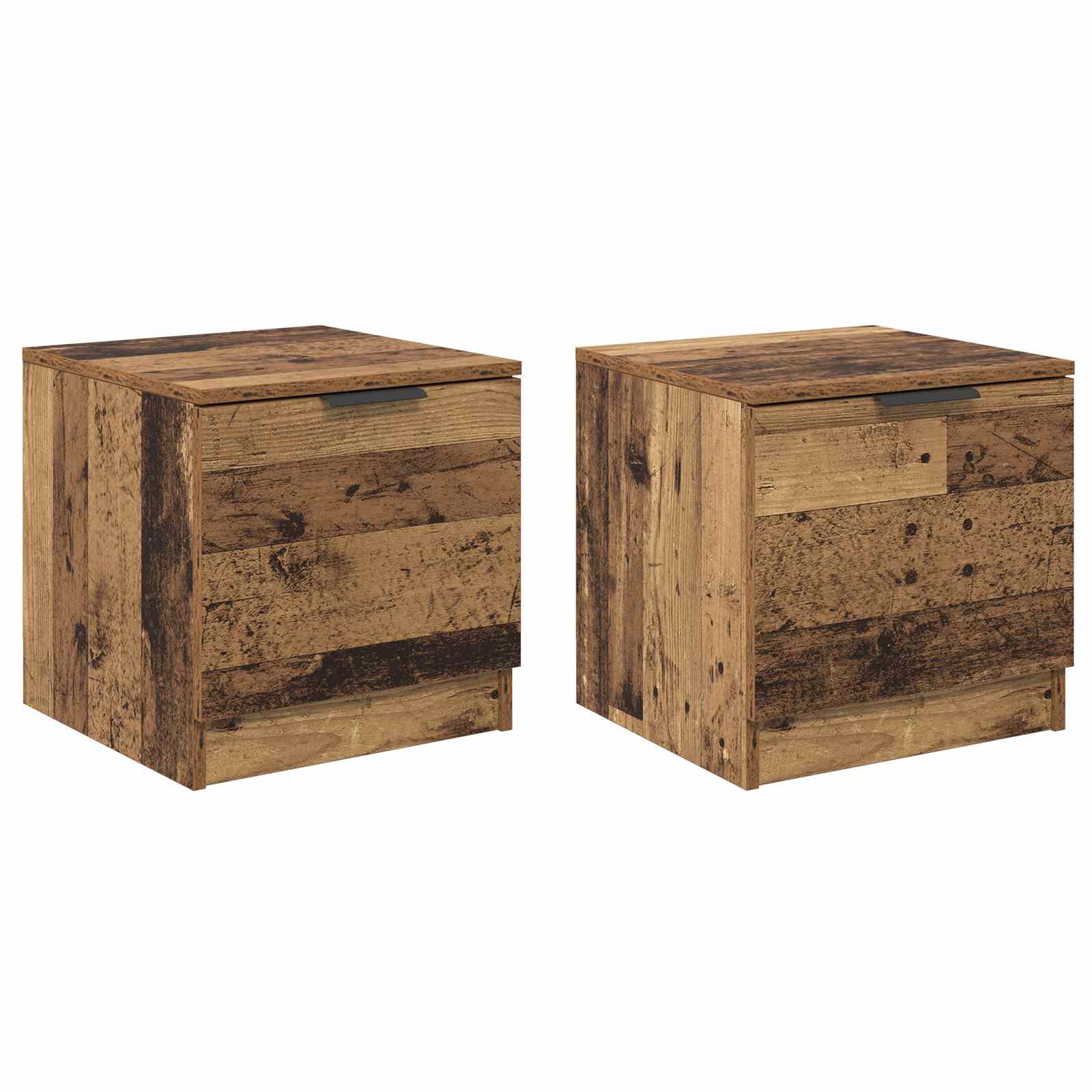Bettschrank 2 pcs Altholz 40 x 39 x 40 cm Holzwerkstoff