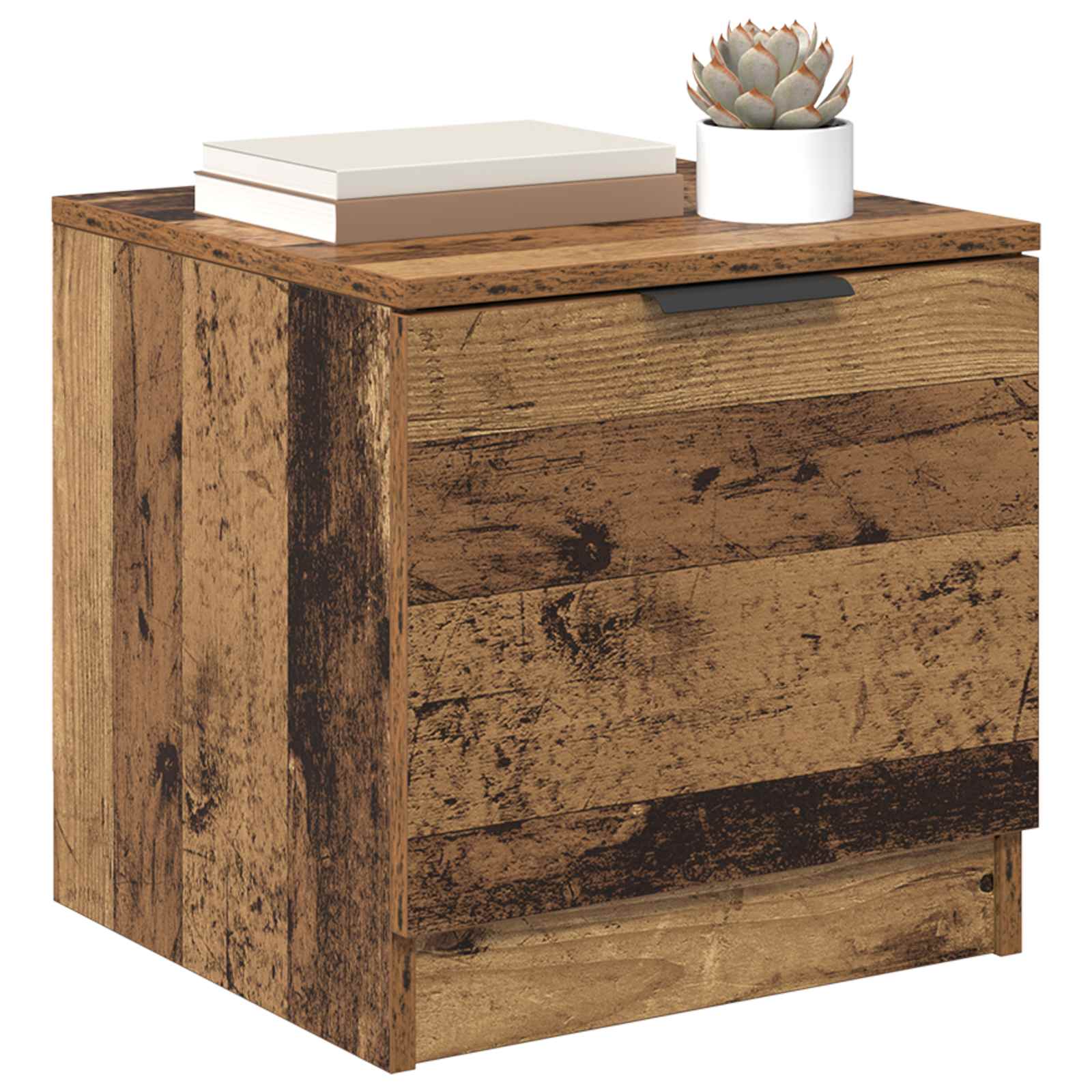 Bettschrank 2 pcs Altholz 40 x 39 x 40 cm Holzwerkstoff
