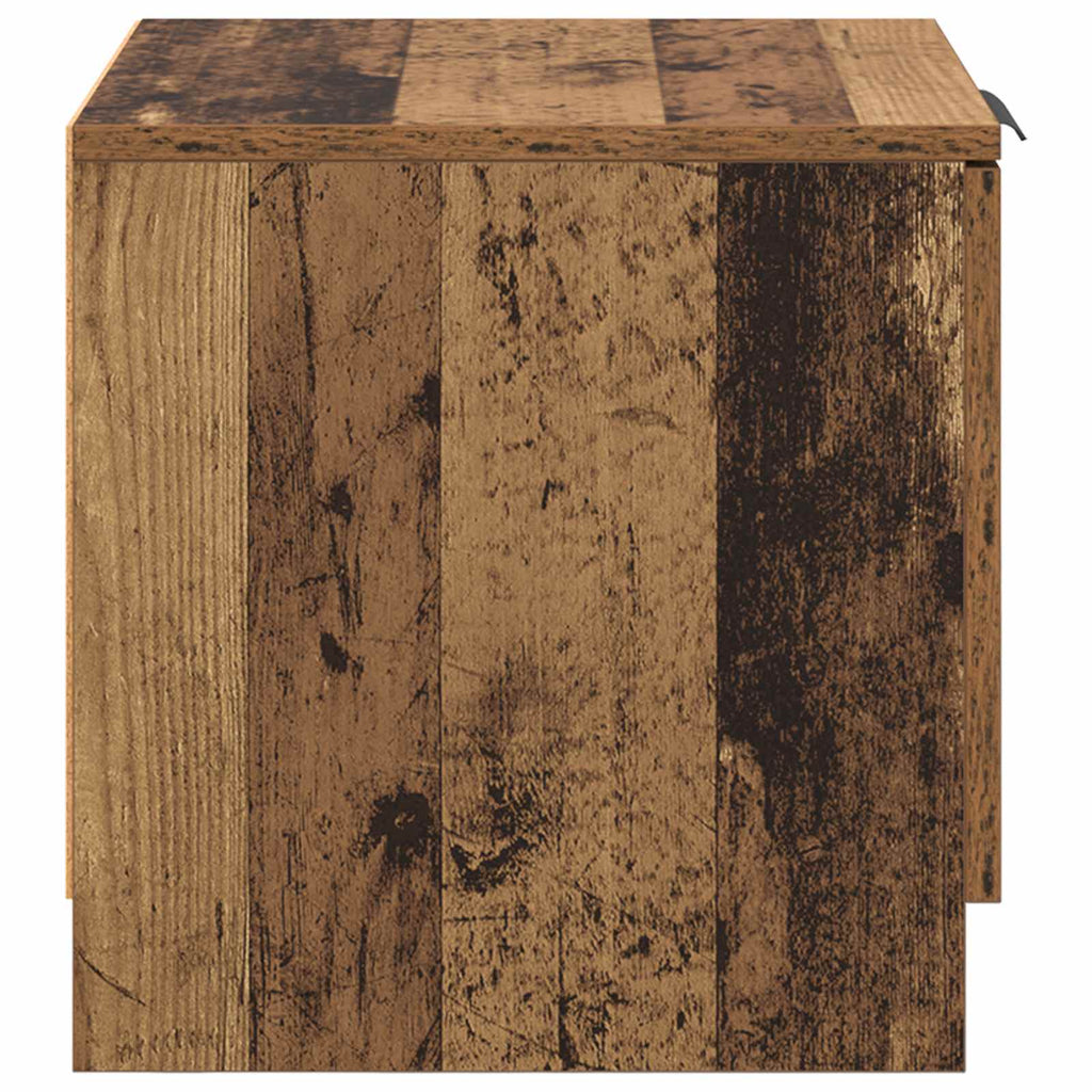 Bettschrank 2 pcs Altholz 40 x 39 x 40 cm Holzwerkstoff