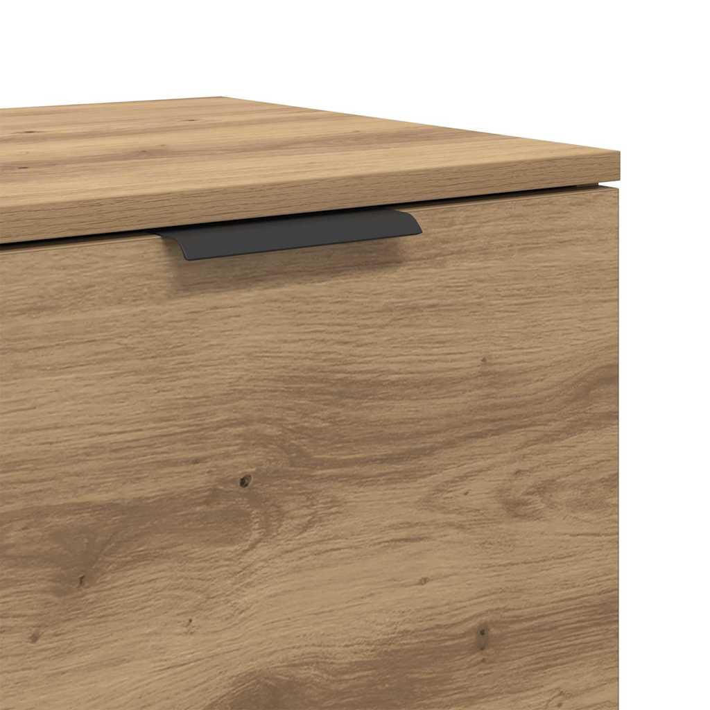 Bettschrank 2 pcs Artisan-Eiche 40 x 39 x 40 cm Holzwerkstoff