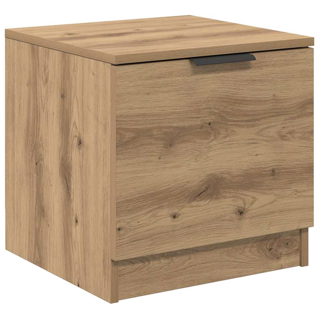 Bettschrank 2 pcs Artisan-Eiche 40 x 39 x 40 cm Holzwerkstoff