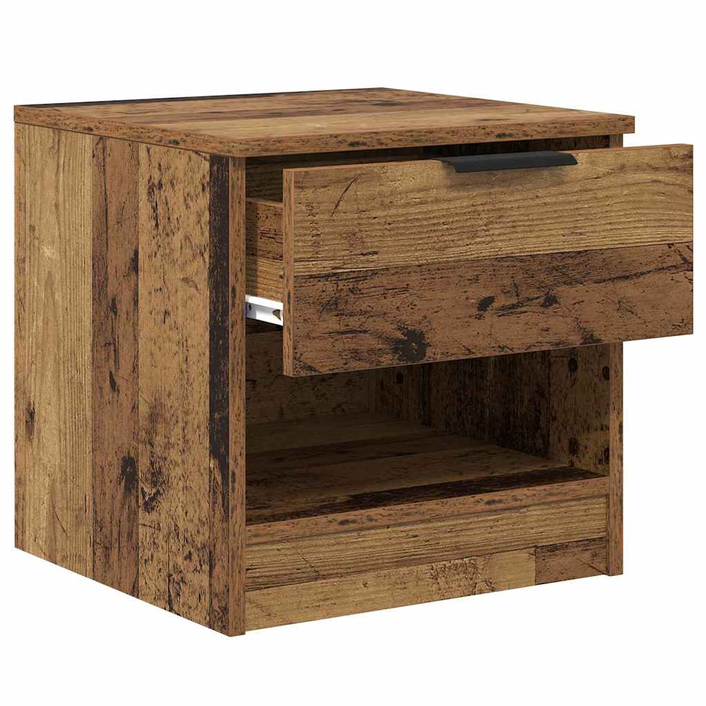 Bettschrank 2 pcs Altholz 40 x 39 x 40 cm Holzwerkstoff