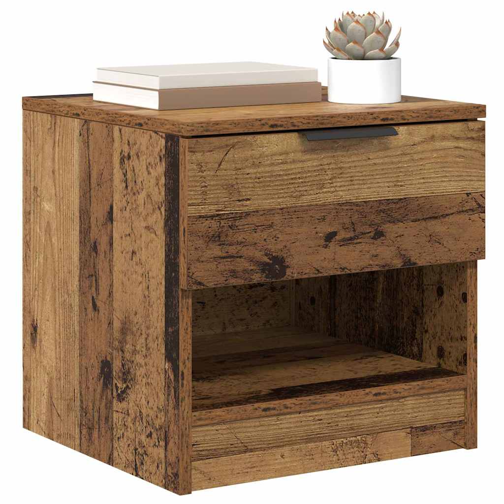 Bettschrank 2 pcs Altholz 40 x 39 x 40 cm Holzwerkstoff