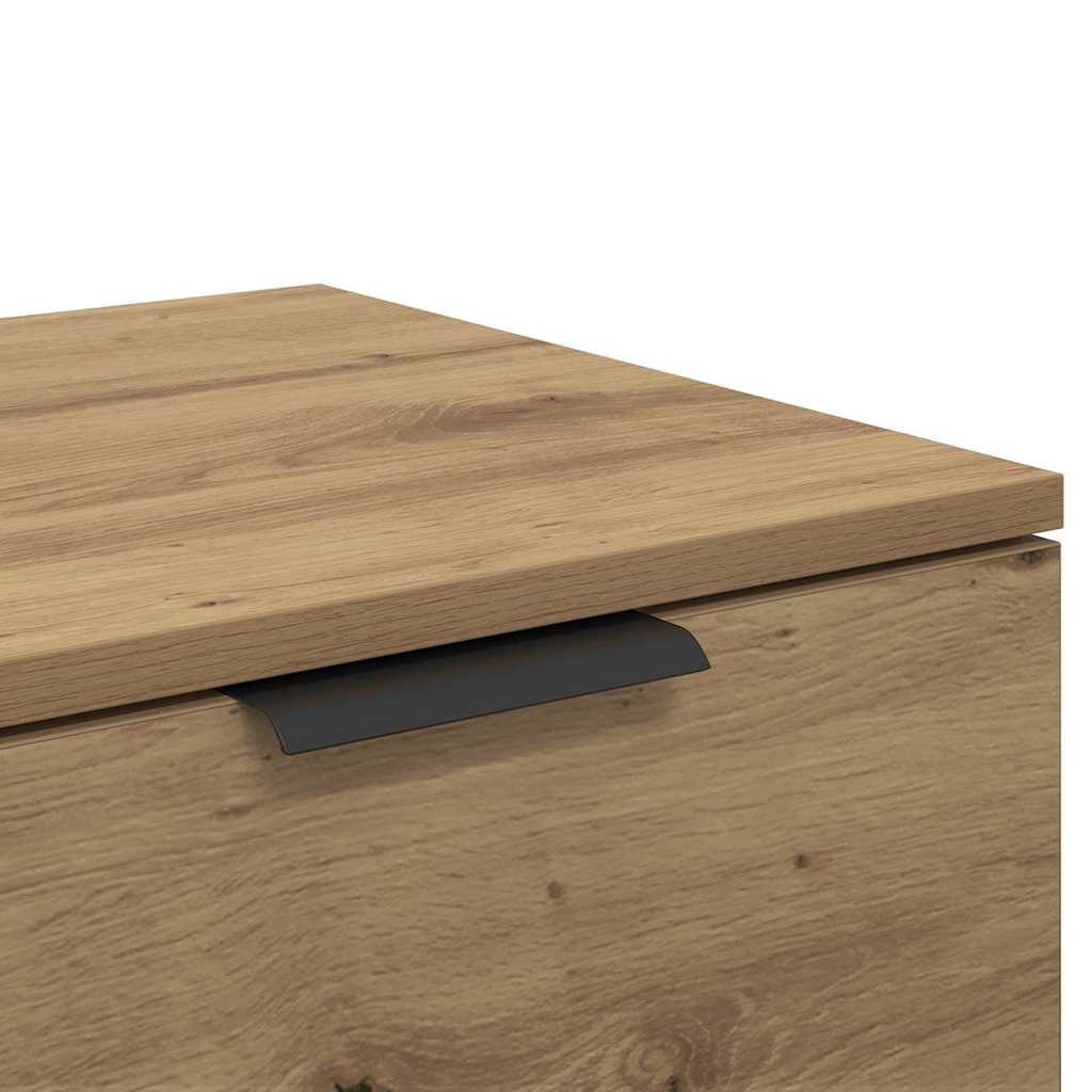 Bettschrank 2 pcs Artisan-Eiche 40 x 39 x 40 cm Holzwerkstoff