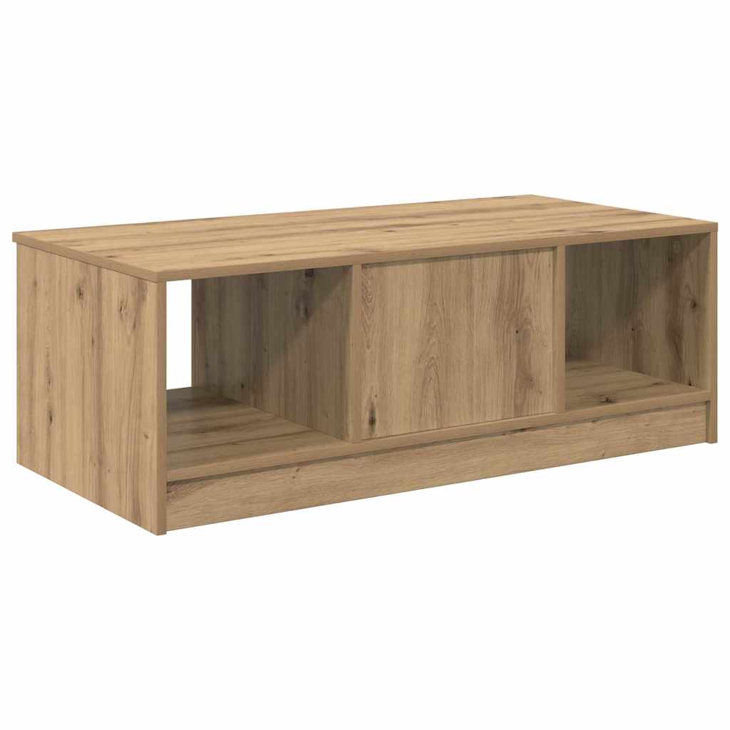 Couchtisch Artisan-Eiche 102 x 50 x 36cm Holzwerkstoff