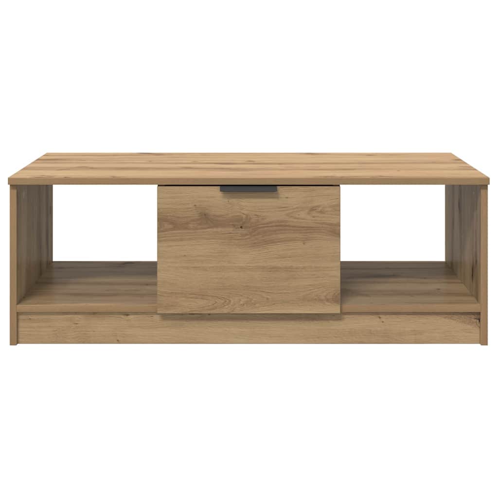 Couchtisch Artisan-Eiche 102 x 50 x 36cm Holzwerkstoff