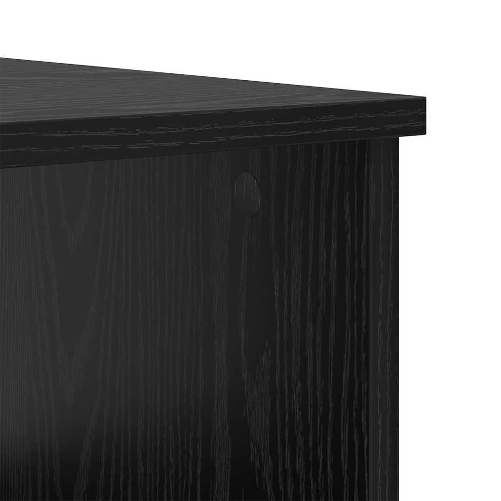 Couchtisch Schwarz Eichen-Optik 102 x 50 x 36cm Holzwerkstoff