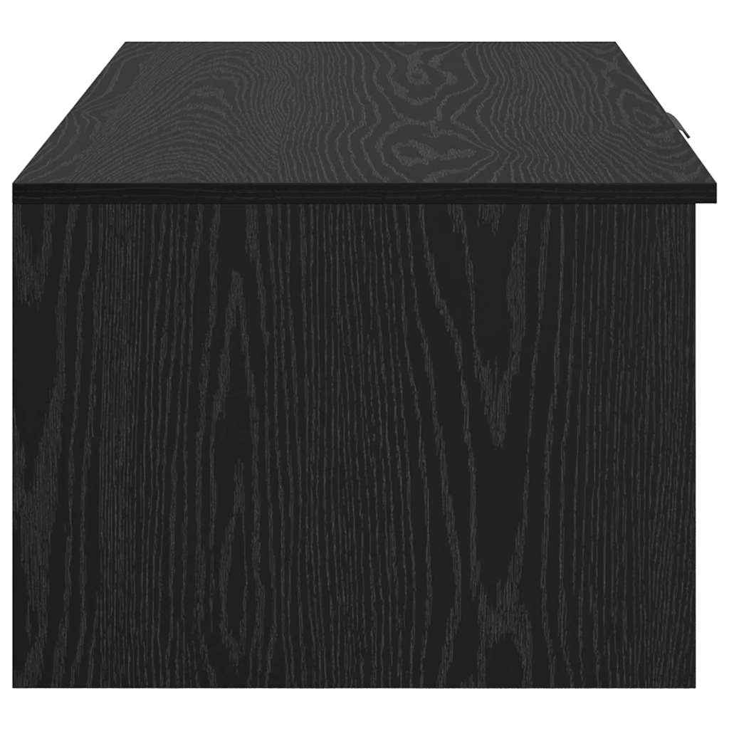 Couchtisch Schwarz Eichen-Optik 102 x 50 x 36cm Holzwerkstoff