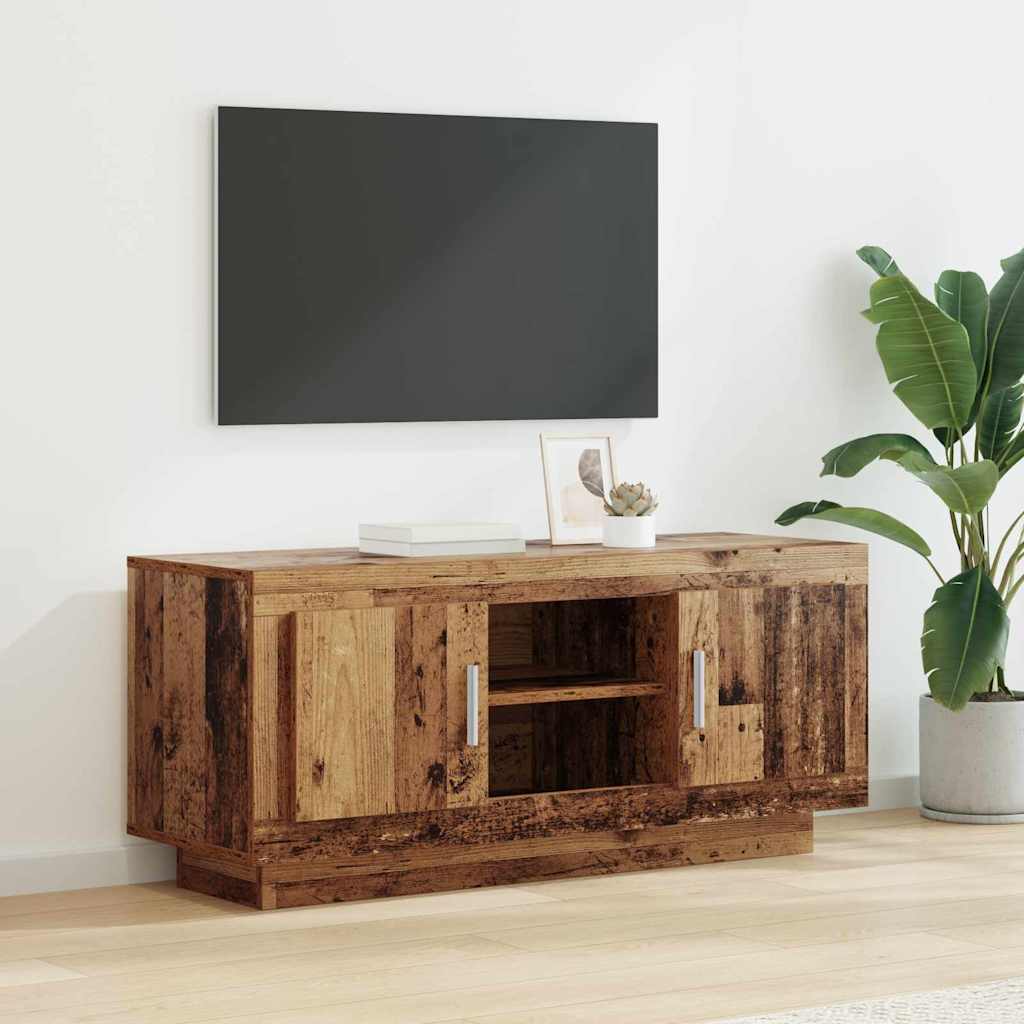 TV-Schränk Altholz 102 x 35 x 45 cm Holzwerkstoff
