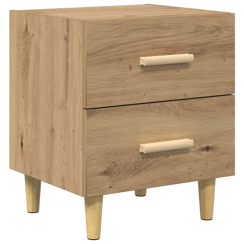 Bettschrank 2 pcs Artisan-Eiche 40 x 35 x 47,5 cm Holzwerkstoff