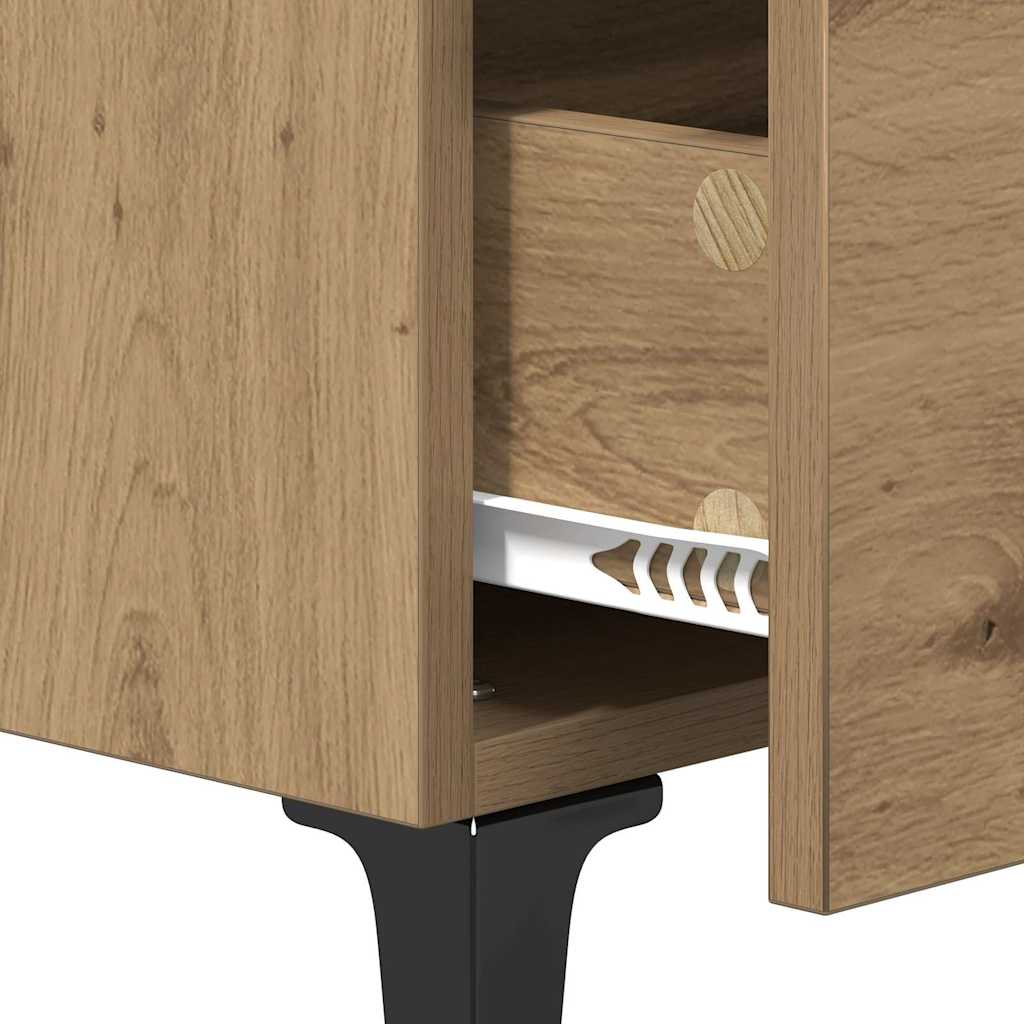 Bettschrank Artisan-Eiche 40 x 35 x 47,5 cm Holzwerkstoff