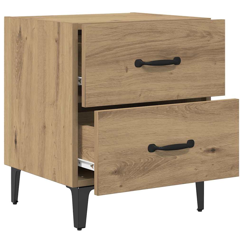Bettschrank Artisan-Eiche 40 x 35 x 47,5 cm Holzwerkstoff
