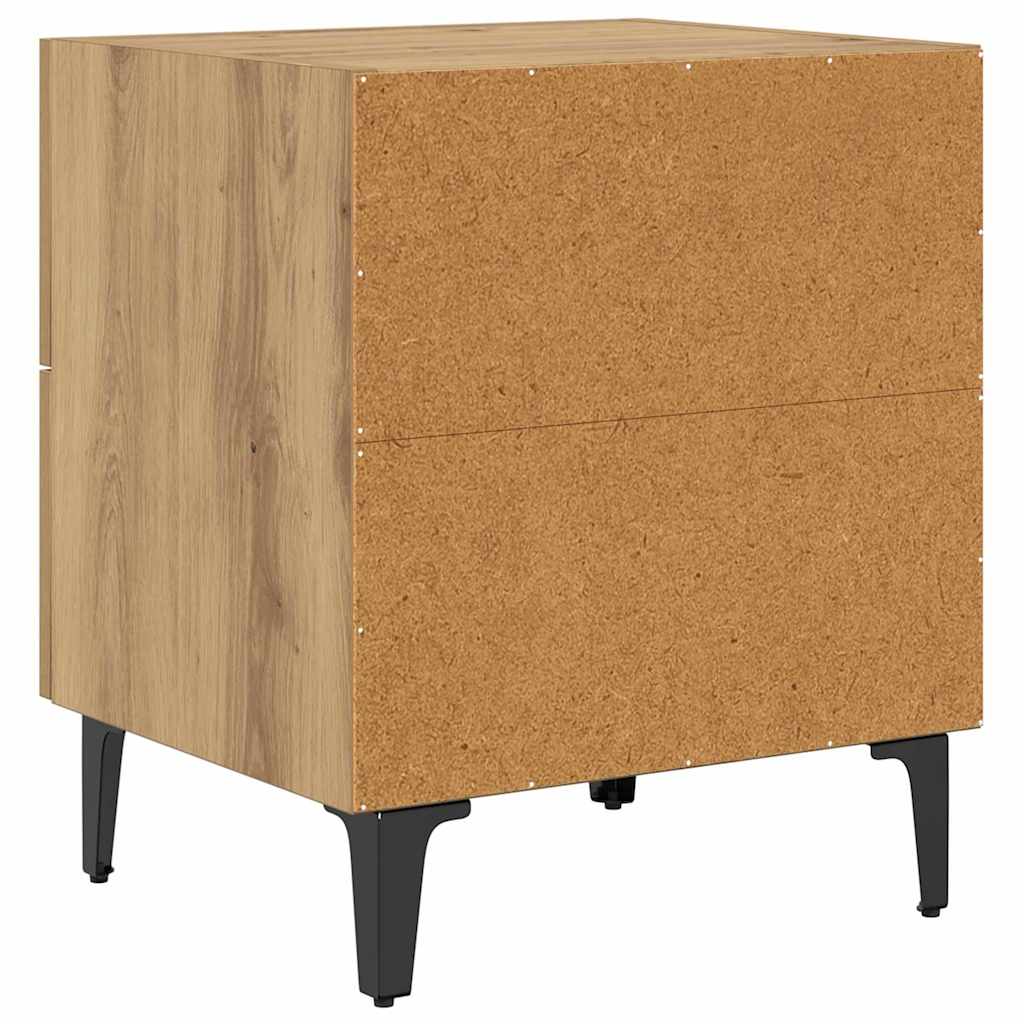 Bettschrank Artisan-Eiche 40 x 35 x 47,5 cm Holzwerkstoff