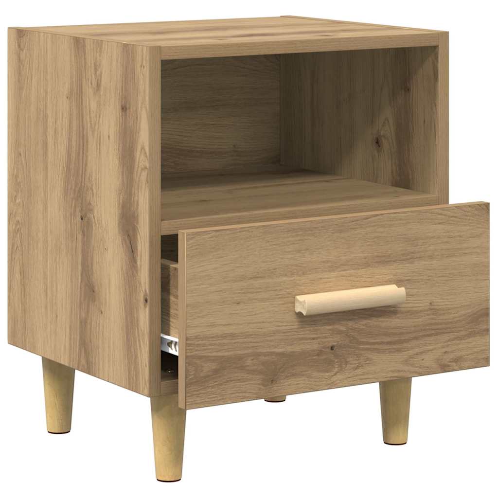 Nachttisch 2 pcs Artisan-Eiche 40 x 35 x 47 cm Holzwerkstoff