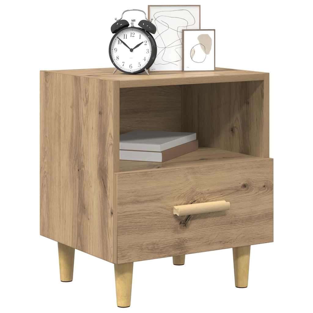 Nachttisch 2 pcs Artisan-Eiche 40 x 35 x 47 cm Holzwerkstoff