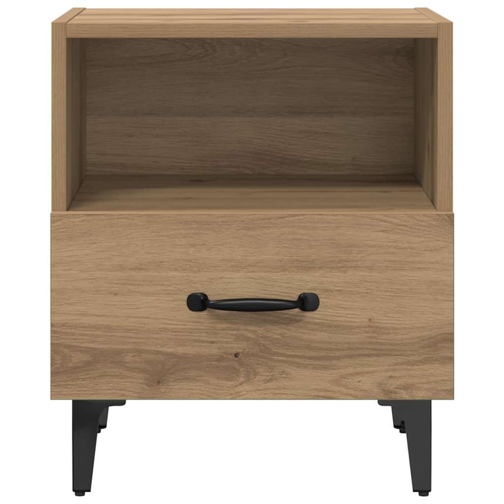 Nachttisch 2 pcs Artisan-Eiche 40 x 35 x 47,5 cm Holzwerkstoff