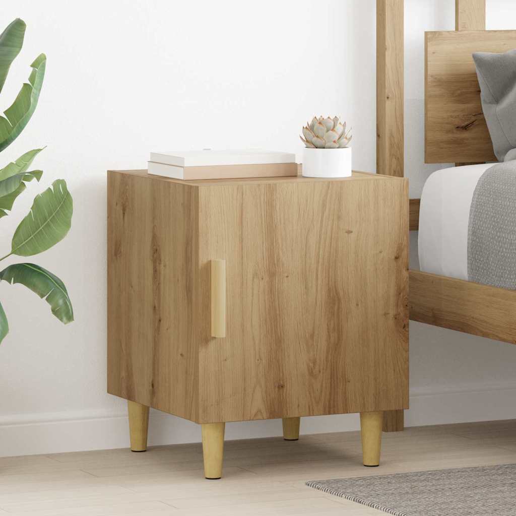 Nachttisch 2 pcs Artisan-Eiche 40 x 40 x 50 cm Holzwerkstoff