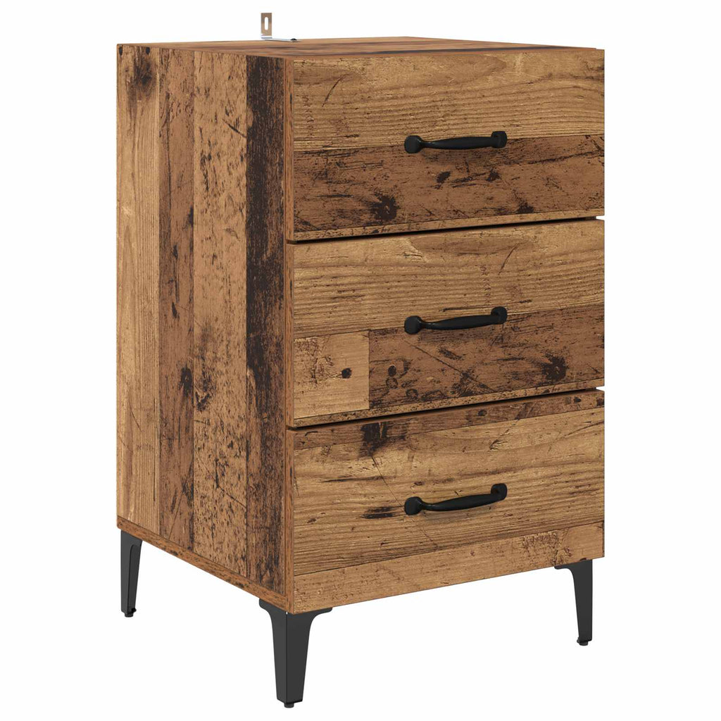 Nachttisch Altholz 40 x 40,5 x 66 cm Holzwerkstoff