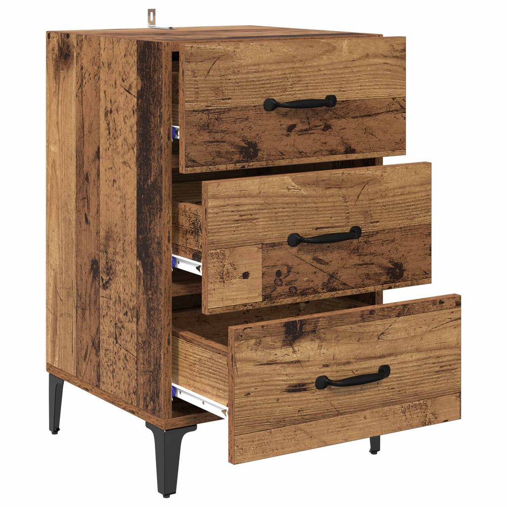 Nachttisch Altholz 40 x 40,5 x 66 cm Holzwerkstoff