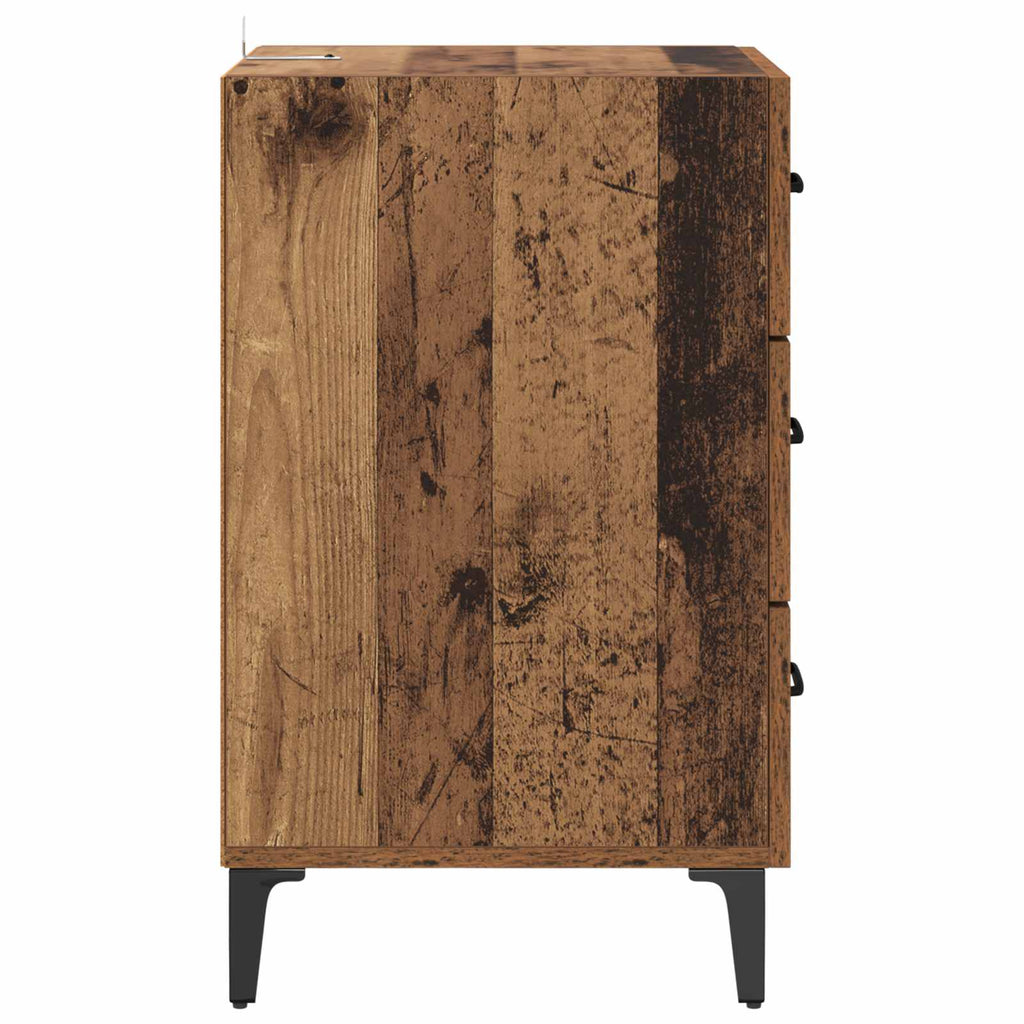 Nachttisch Altholz 40 x 40,5 x 66 cm Holzwerkstoff
