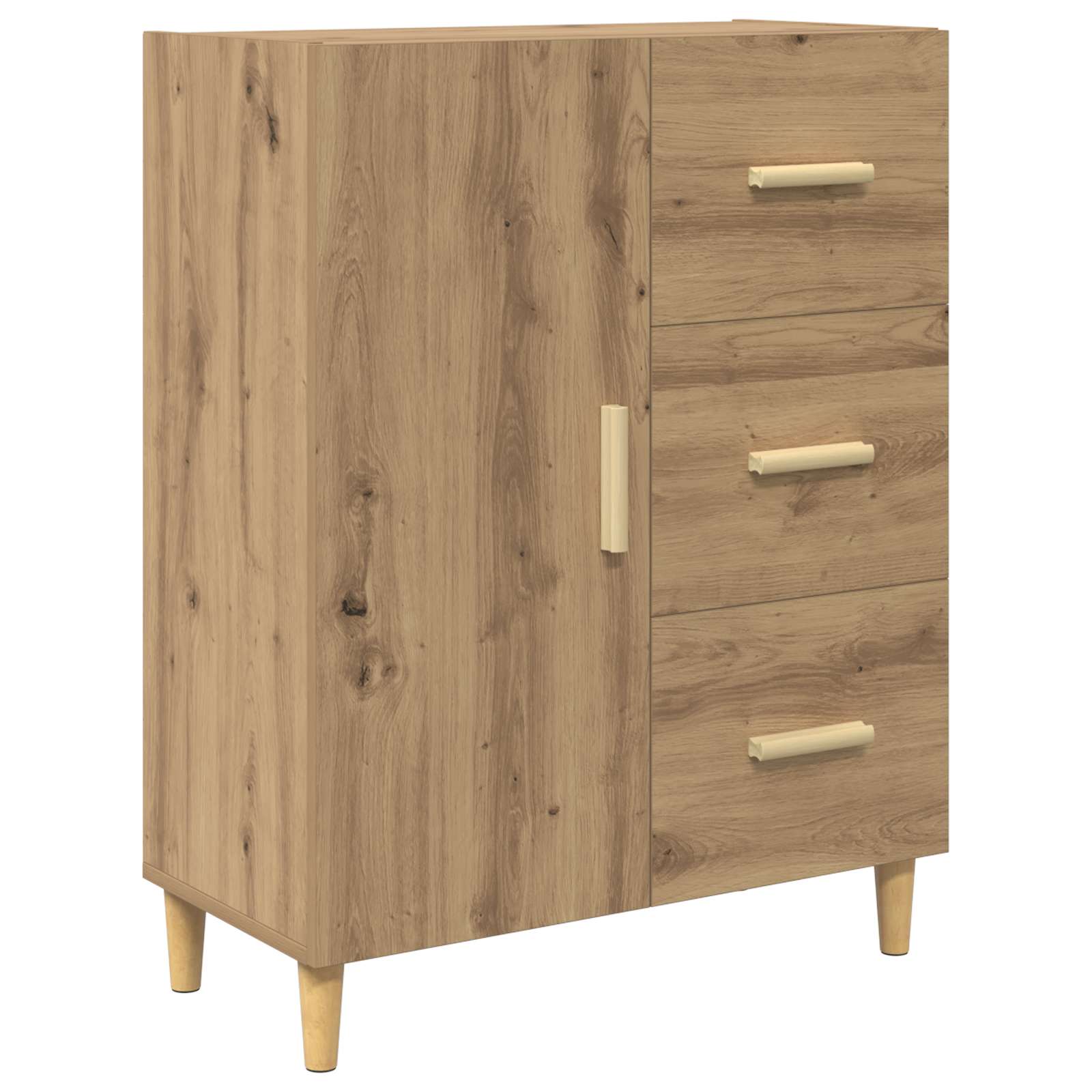 Sideboard Artisan-Eiche 34 x 69,5 x 90 cm Holzwerkstoff