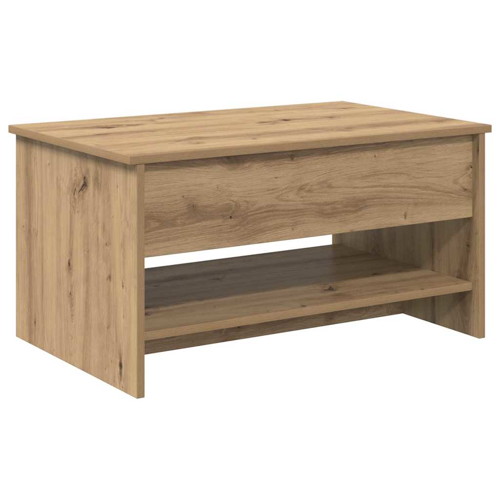 Couchtisch Artisan-Eiche 80 x 50,5 x 41,5 cm Holzwerkstoff