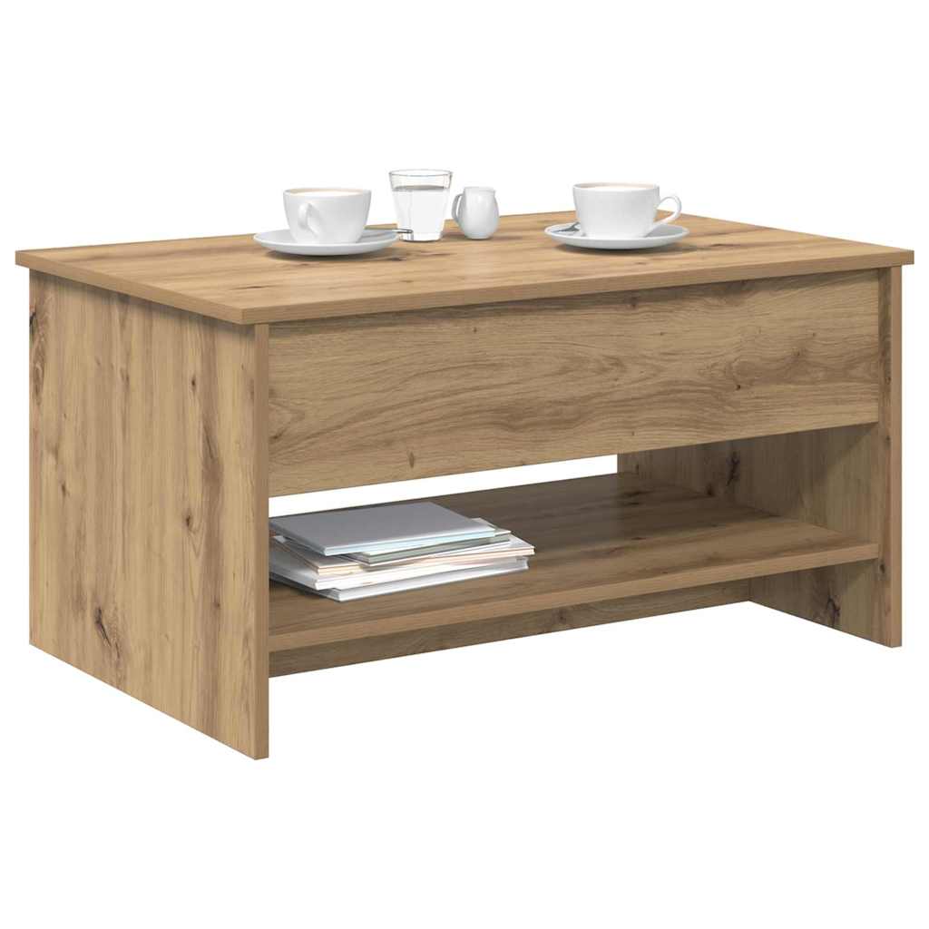 Couchtisch Artisan-Eiche 80 x 50,5 x 41,5 cm Holzwerkstoff