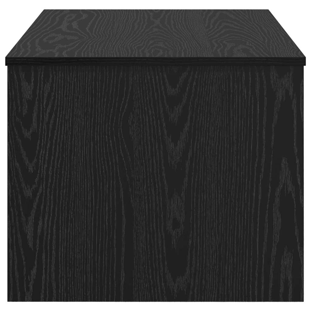Couchtisch Schwarz Eichen-Optik 80 x 50,5 x 41,5 cm