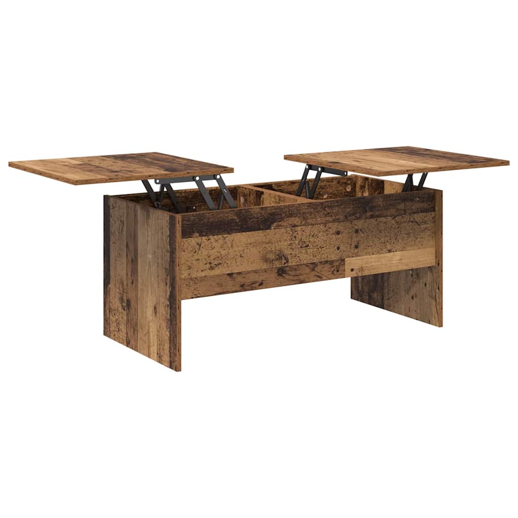 Couchtisch Altholz 102 x 50,5 x 46,5 cm Holzwerkstoff
