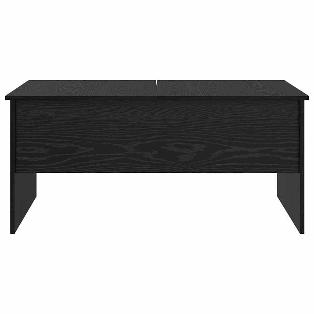 Couchtisch Schwarz Eichen-Optik 102 x 50,5 x 46,5 cm