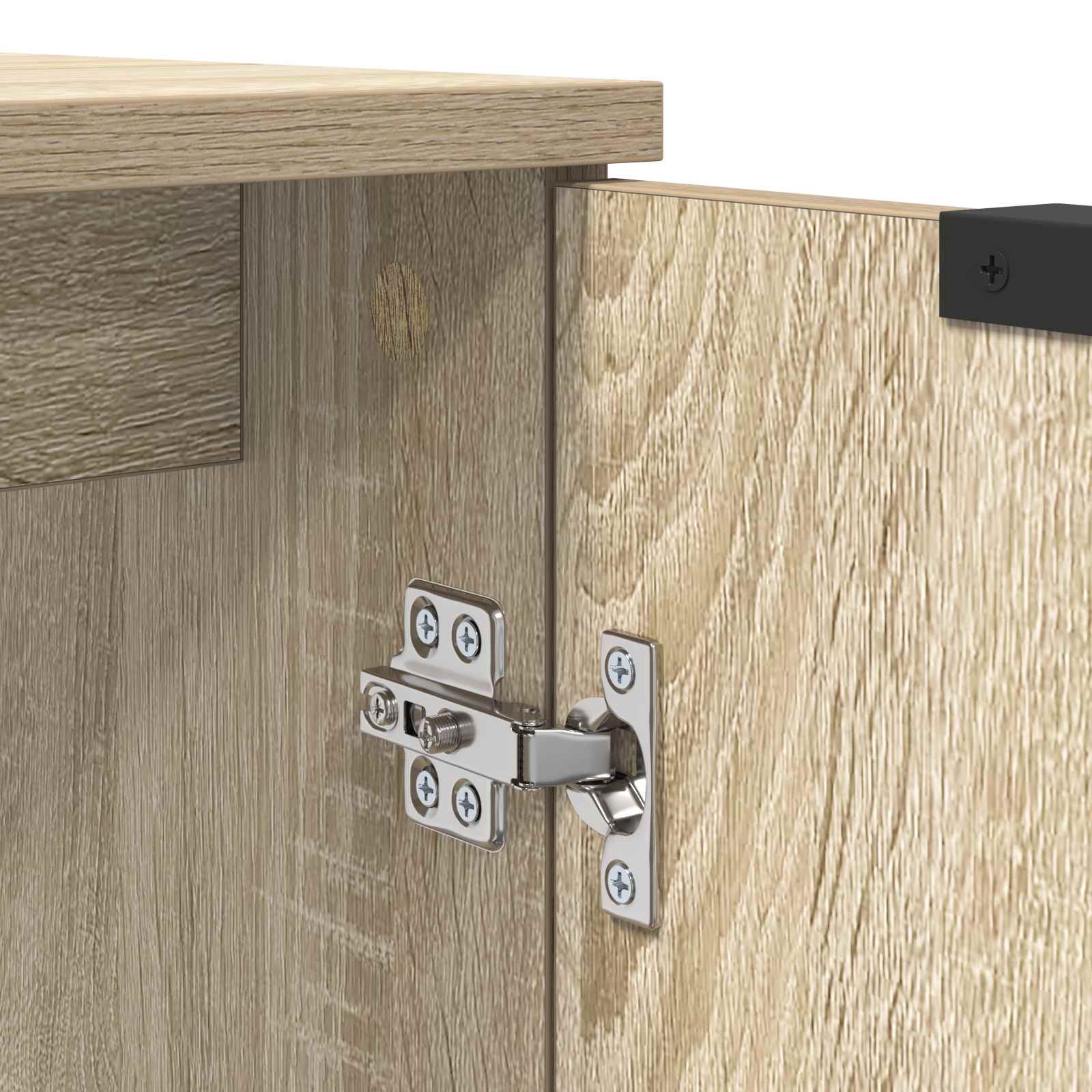 Badezimmerschrank mit Speicher Sonoma-Eiche 64,5 x 33,5 x 59 cm