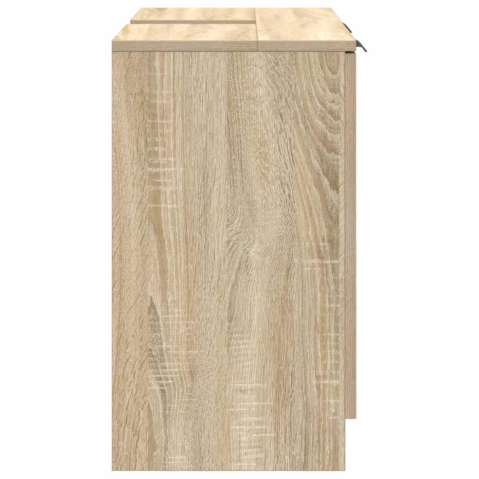 Badezimmerschrank mit Speicher Sonoma-Eiche 64,5 x 33,5 x 59 cm