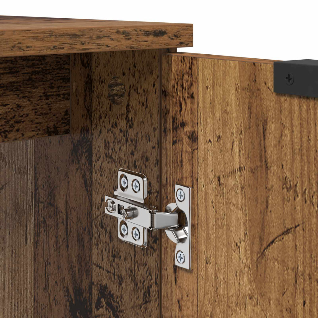 Badezimmerschrank Altholz 64,5 x 33,5 x 59 cm Holzwerkstoff