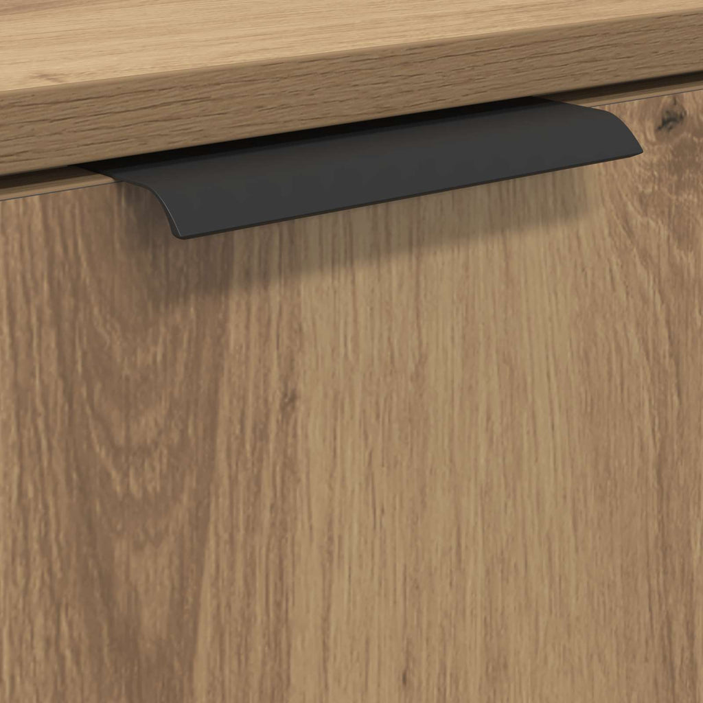 Badezimmerschrank mit Tür Artisan-Eiche 64,5 x 33,5 x 59 cm