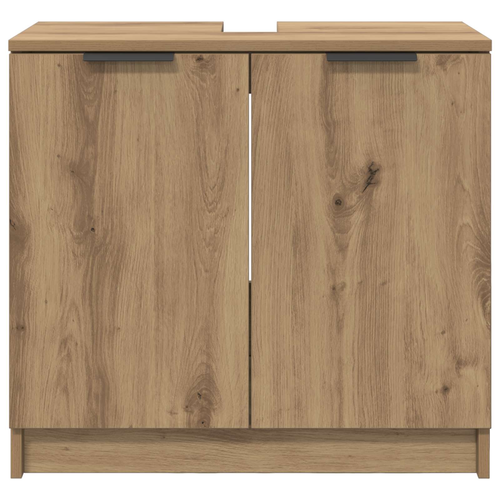 Badezimmerschrank mit Tür Artisan-Eiche 64,5 x 33,5 x 59 cm