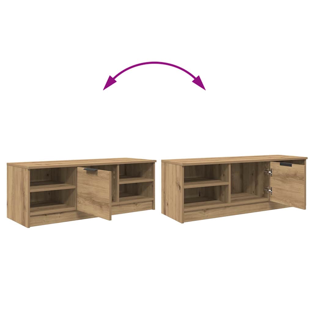TV-Schränk Artisan-Eiche 102 x 35 x 36,5 cm Holzwerkstoff