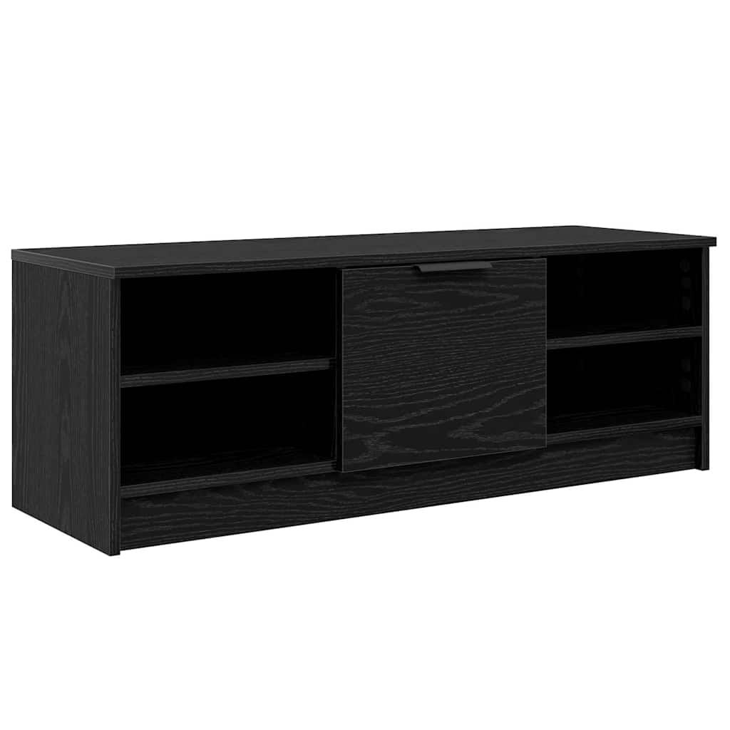 TV-Schränk Schwarz Eichen-Optik 102 x 35 x 36,5 cm