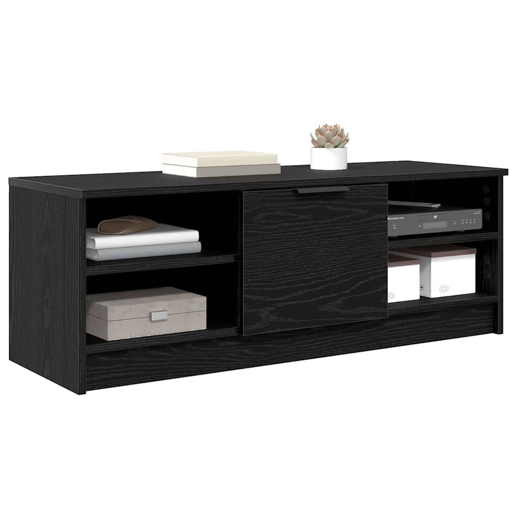 TV-Schränk Schwarz Eichen-Optik 102 x 35 x 36,5 cm