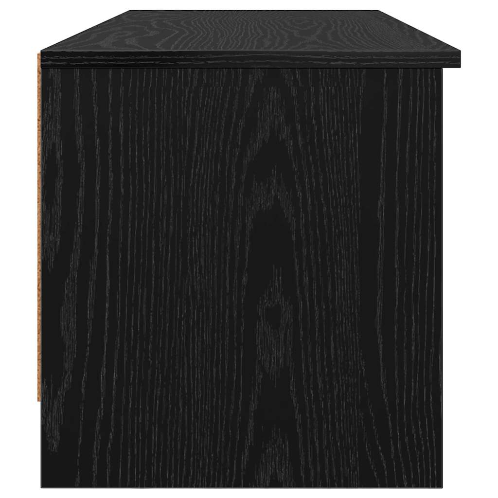 TV-Schränk Schwarz Eichen-Optik 102 x 35 x 36,5 cm