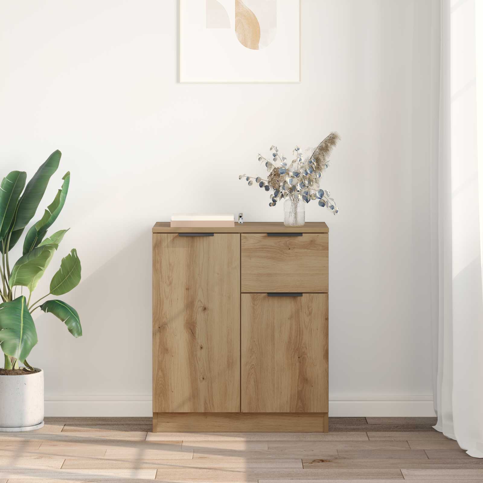 Sideboard Artisan-Eiche 60 x 30 x 70 cm Holzwerkstoff