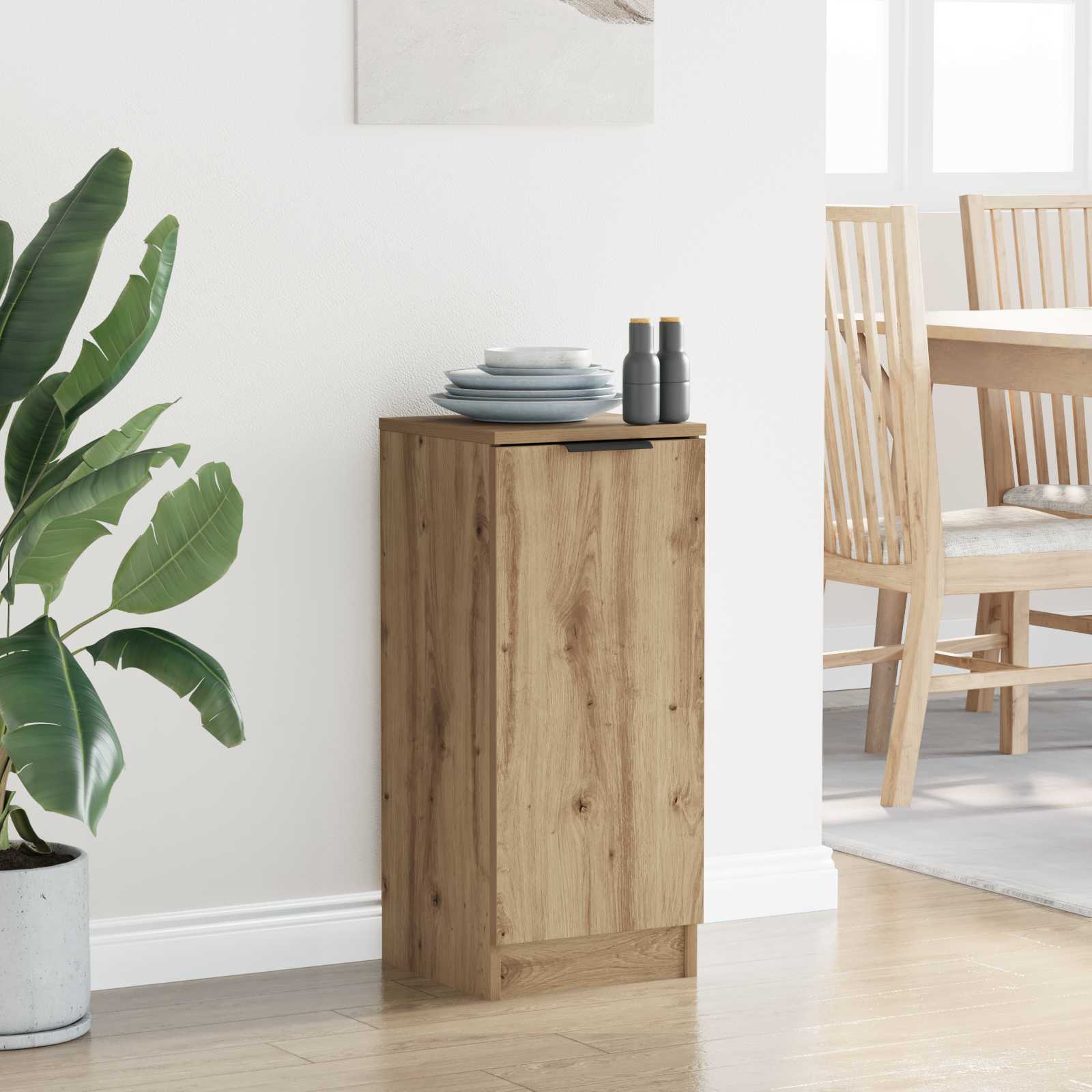 Sideboard Artisan-Eiche 30 x 30 x 70 cm Holzwerkstoff