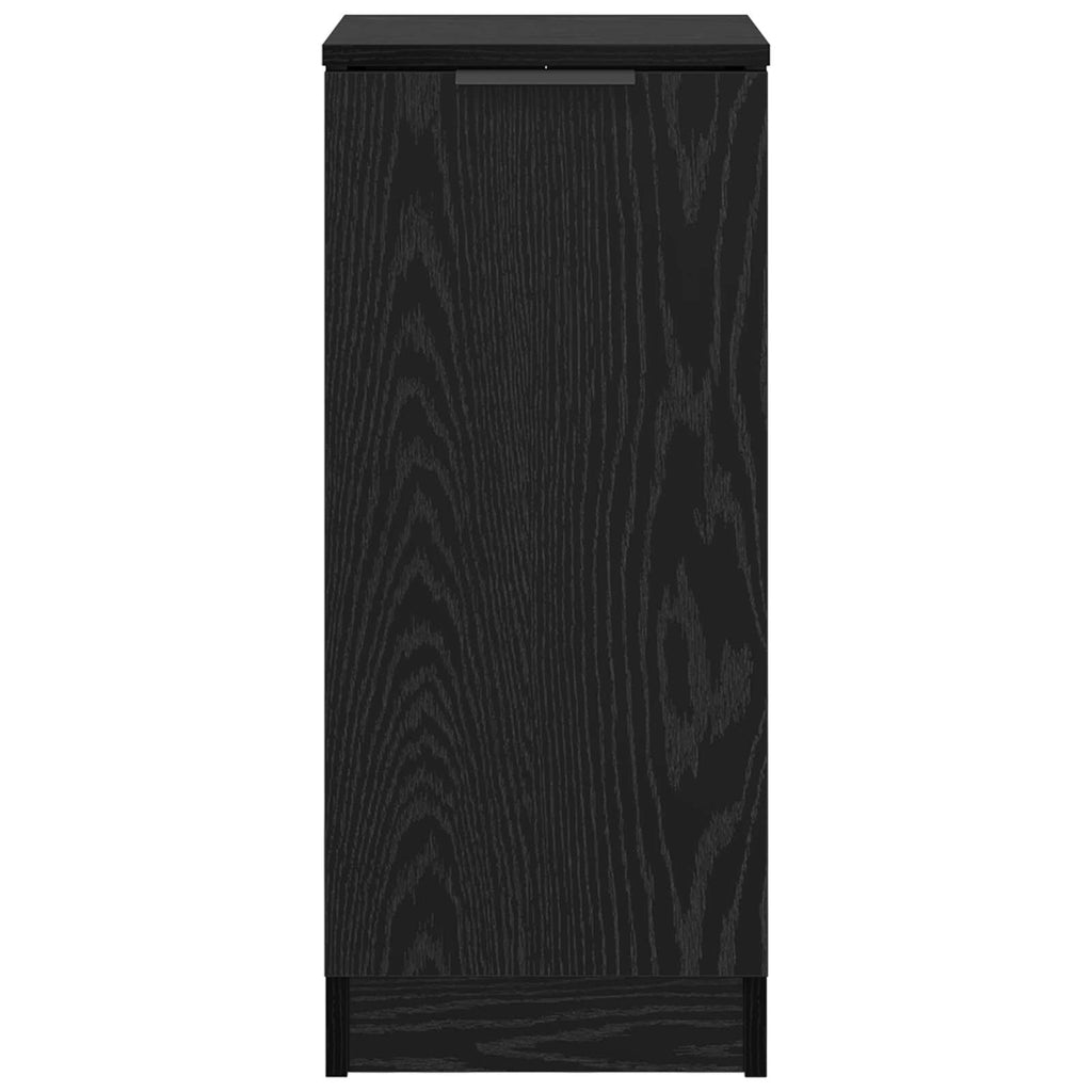 Sideboard Schwarz Eichen-Optik 30 x 30 x 70 cm Holzwerkstoff