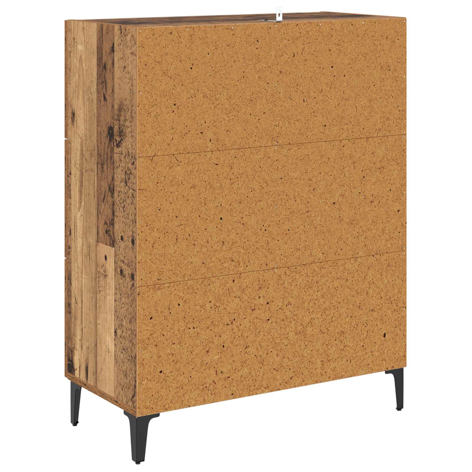 Sideboard Altholz 69,5 x 34 x 90 cm Verbundholz und Eisen