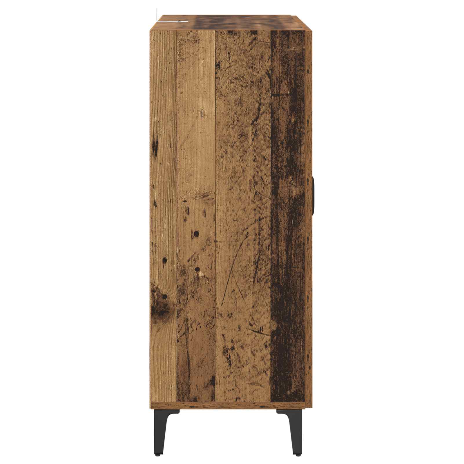 Sideboard Altholz 69,5 x 34 x 90 cm Verbundholz und Eisen