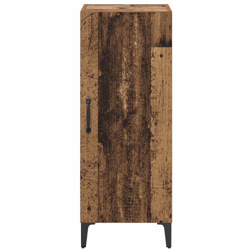 Sideboard Wandmontiert Altholz 34,5 x 34 x 90 cm Holzwerkstoff