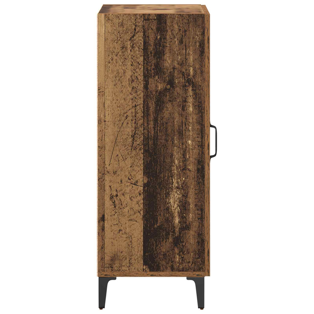 Sideboard Wandmontiert Altholz 34,5 x 34 x 90 cm Holzwerkstoff