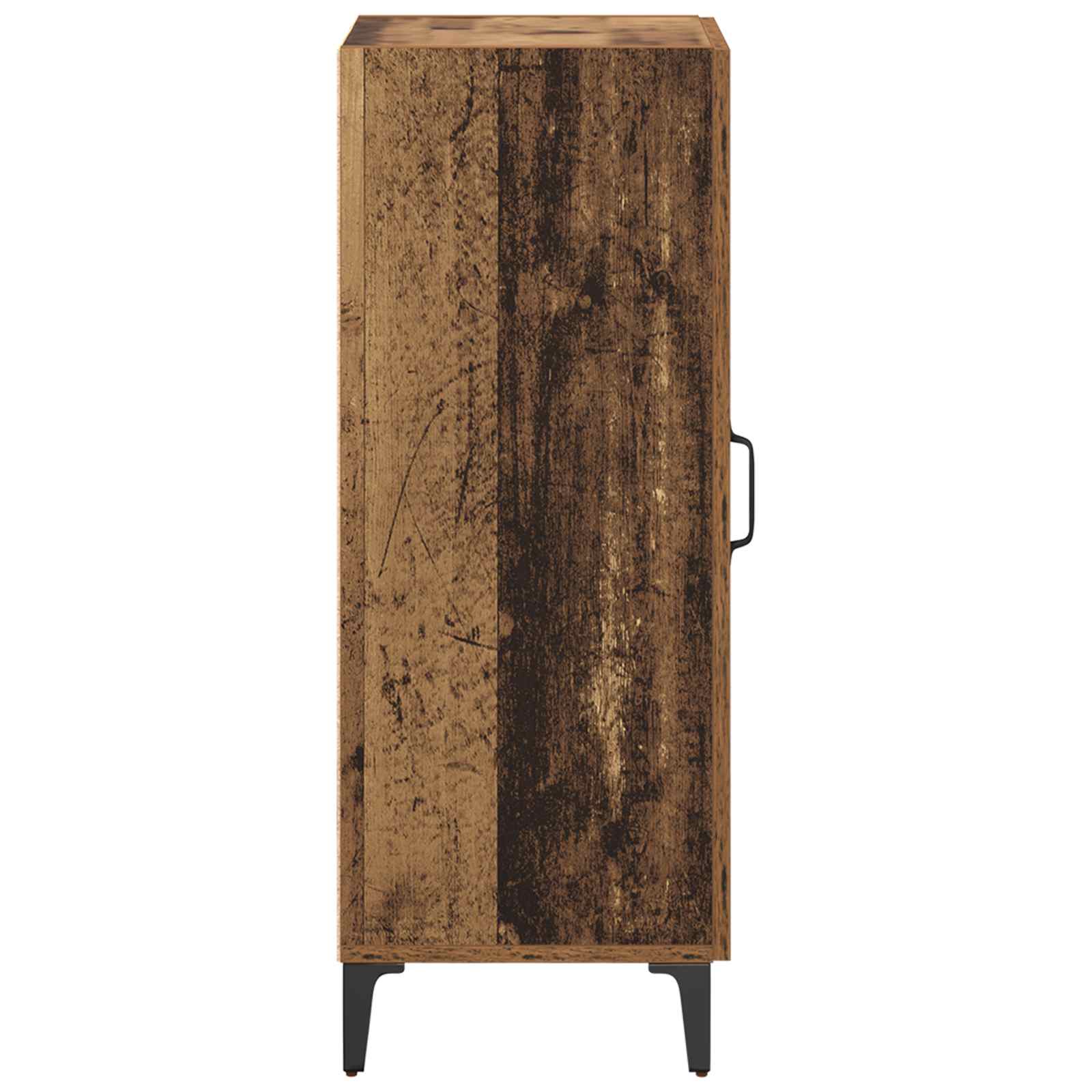 Sideboard Wandmontiert Altholz 34,5 x 34 x 90 cm Holzwerkstoff