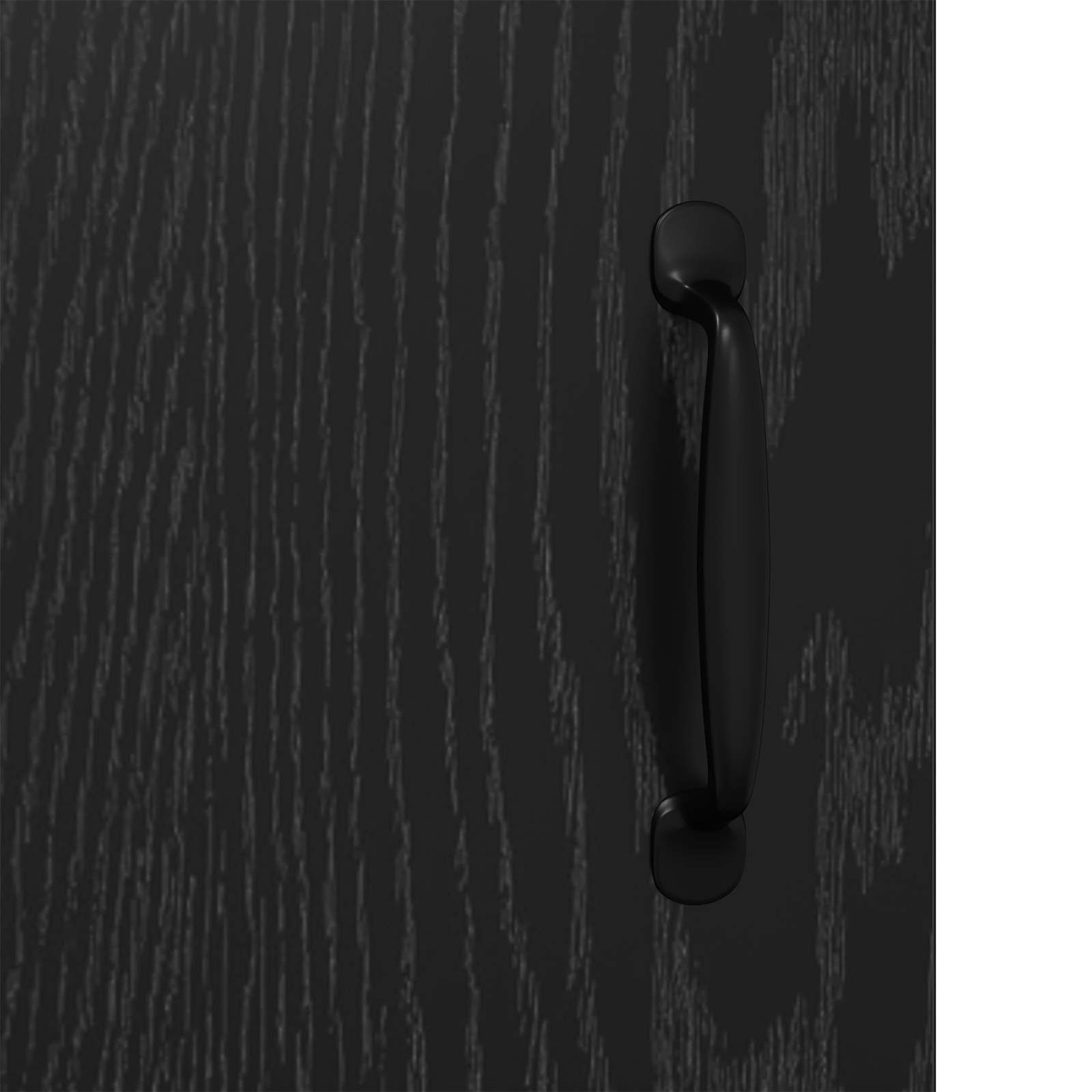 Sideboard Schwarz Eichen-Optik 34,5 x 34 x 90 cm Holzwerkstoff