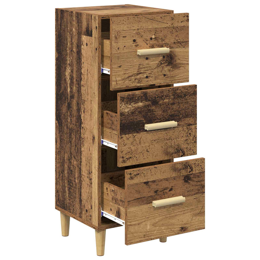 Sideboard Altholz 34,5 x 34 x 90 cm Holzwerkstoff