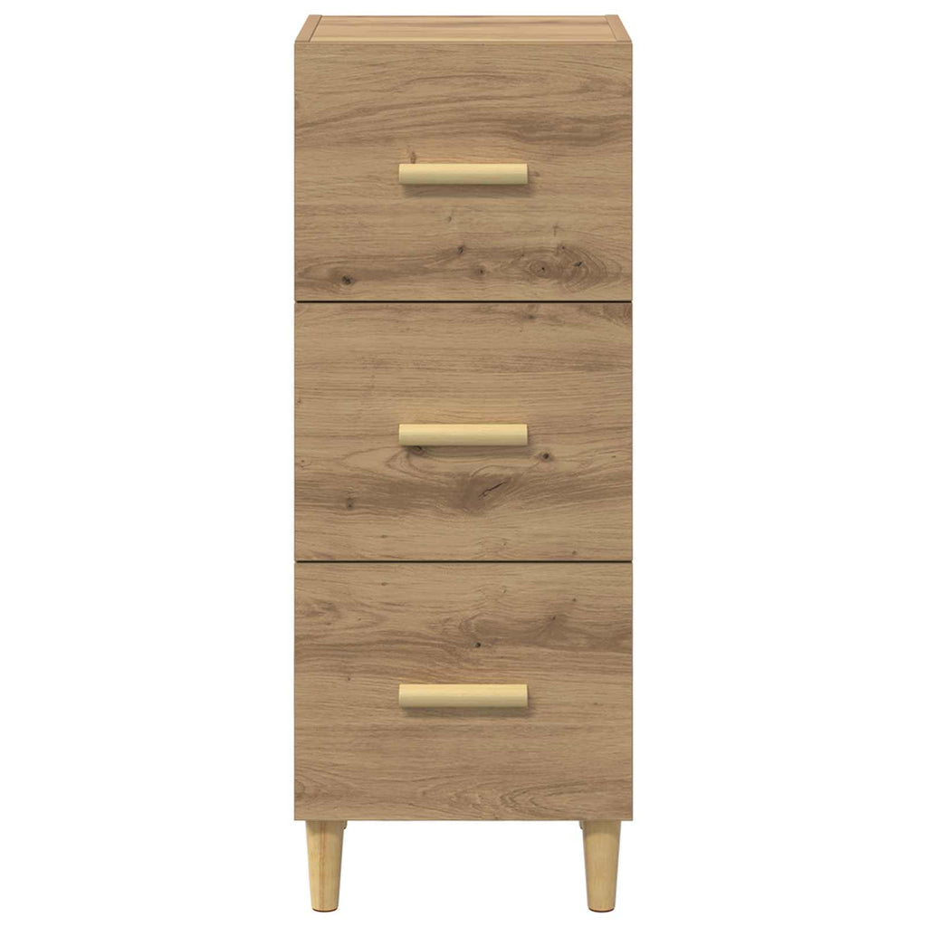Sideboard Artisan-Eiche 34,5 x 34 x 90 cm Holzwerkstoff